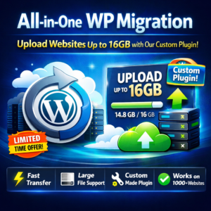All-in-One WP Migration – Upload Websites Up to 16GB!