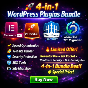 4-in-1 WordPress Premium Plugins Bundle